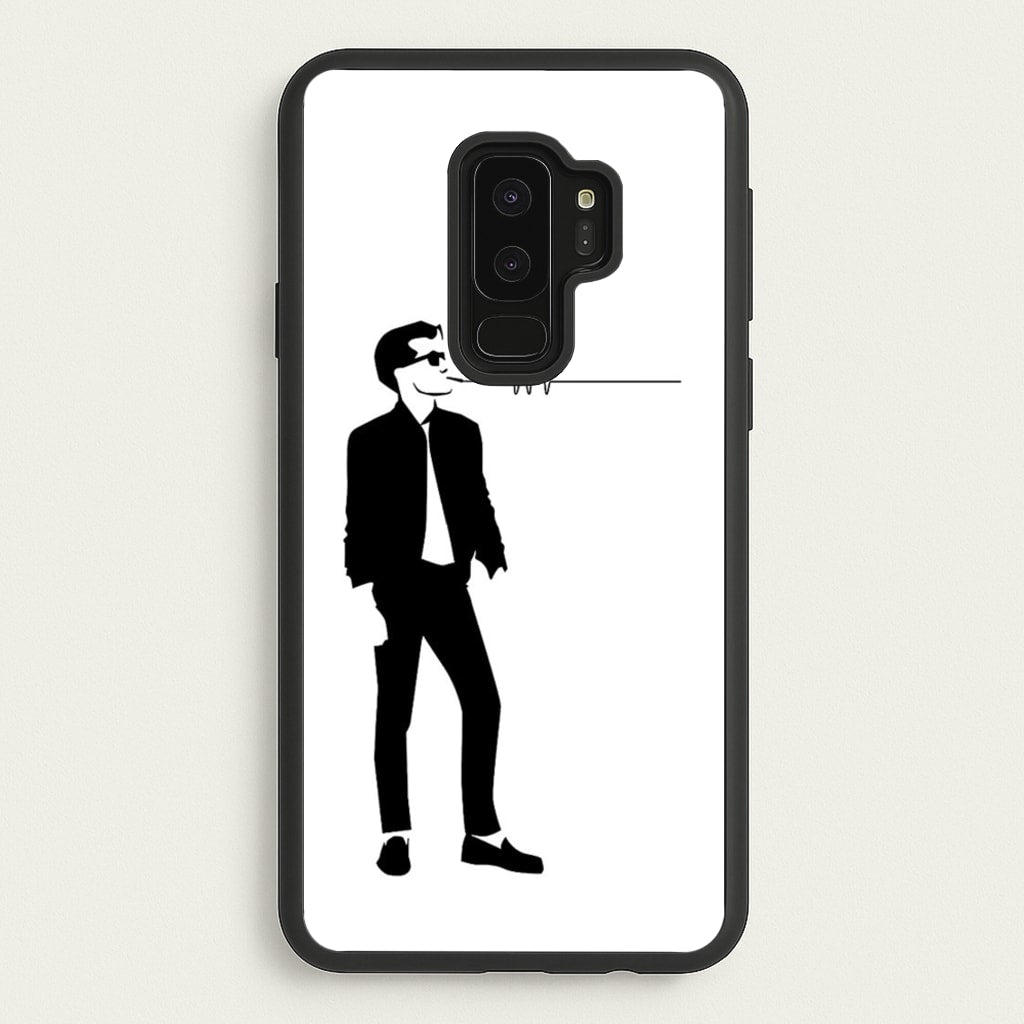 A Monkeys Silhouette - Arctic Monkeys Phone Case for Galaxy S9 Plus