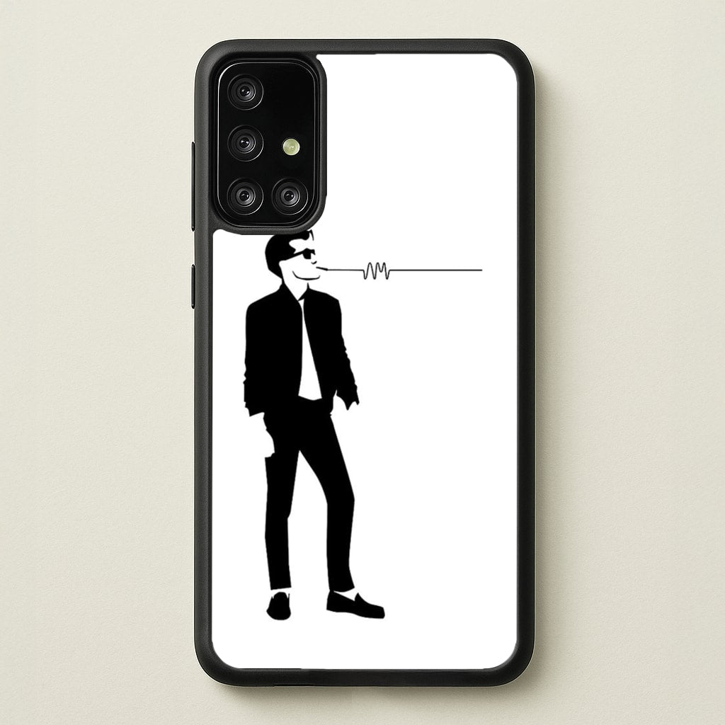 A Monkeys Silhouette - Arctic Monkeys Phone Case for Galaxy A71