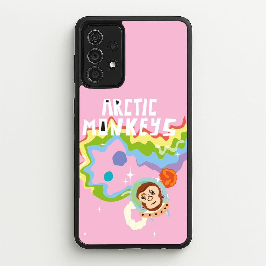A Monkeys - Pink - Arctic Monkeys Phone Case for Galaxy A52 / A52s
