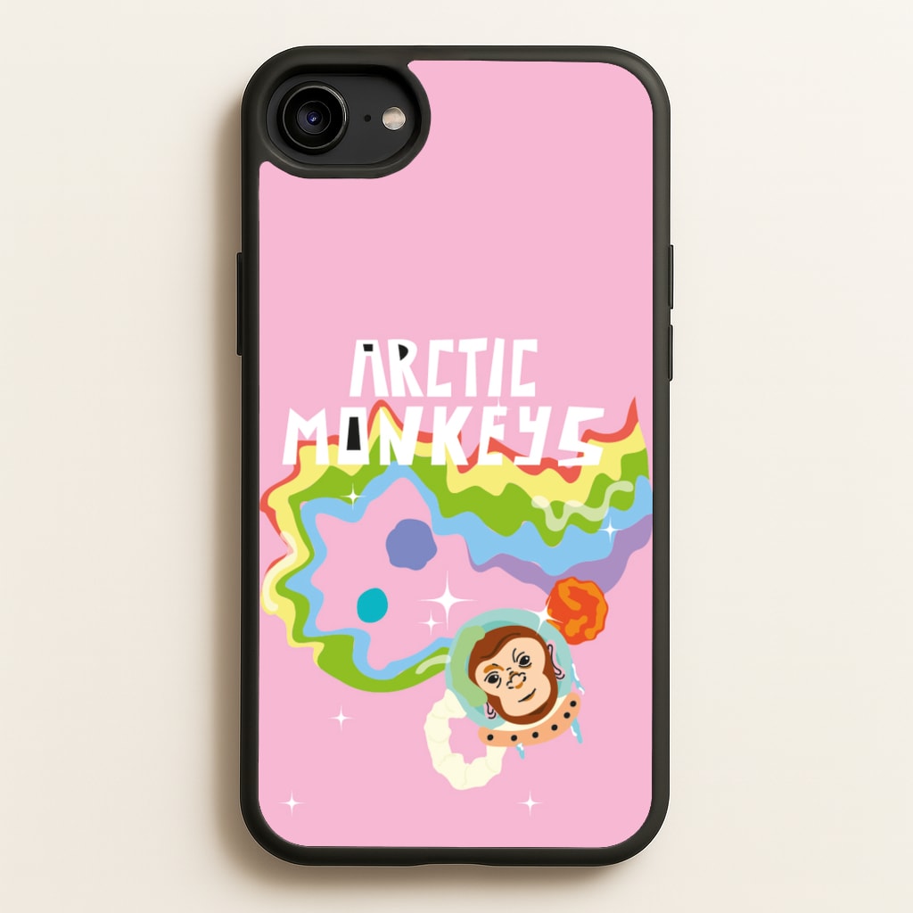 A Monkeys - Pink - Arctic Monkeys Phone Case for iPhone 6 / 7 / 8 / SE