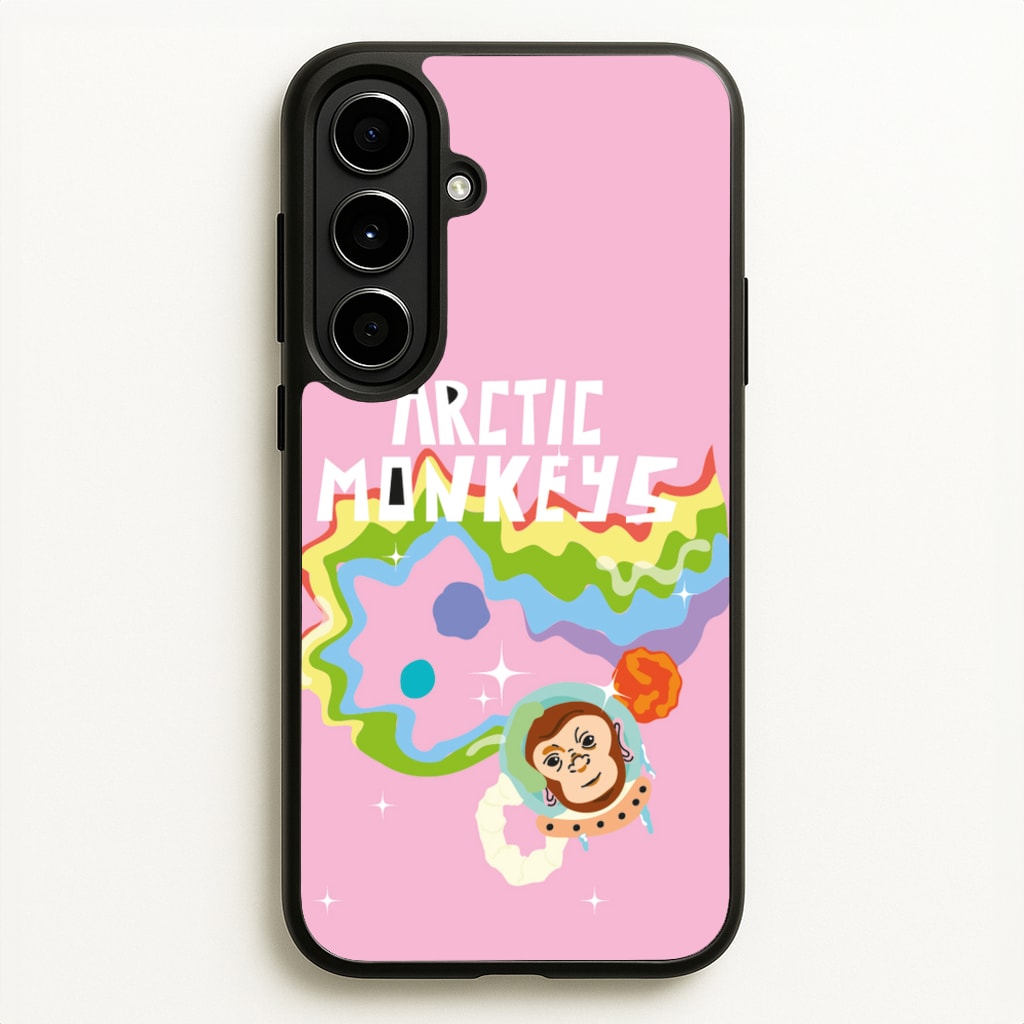 A Monkeys - Pink - Arctic Monkeys Phone Case for Galaxy A56