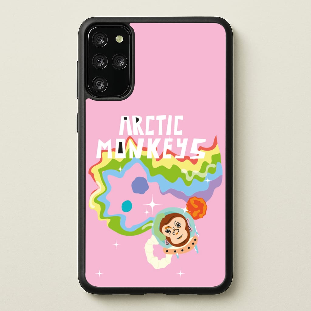 A Monkeys - Pink - Arctic Monkeys Phone Case for Galaxy S20 Plus