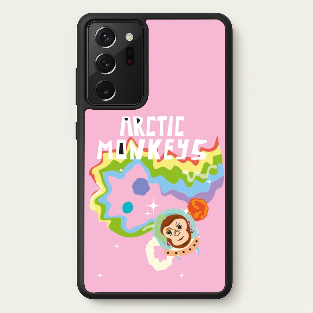 A Monkeys - Pink - Arctic Monkeys Phone Case for Galaxy Note 20 Ultra