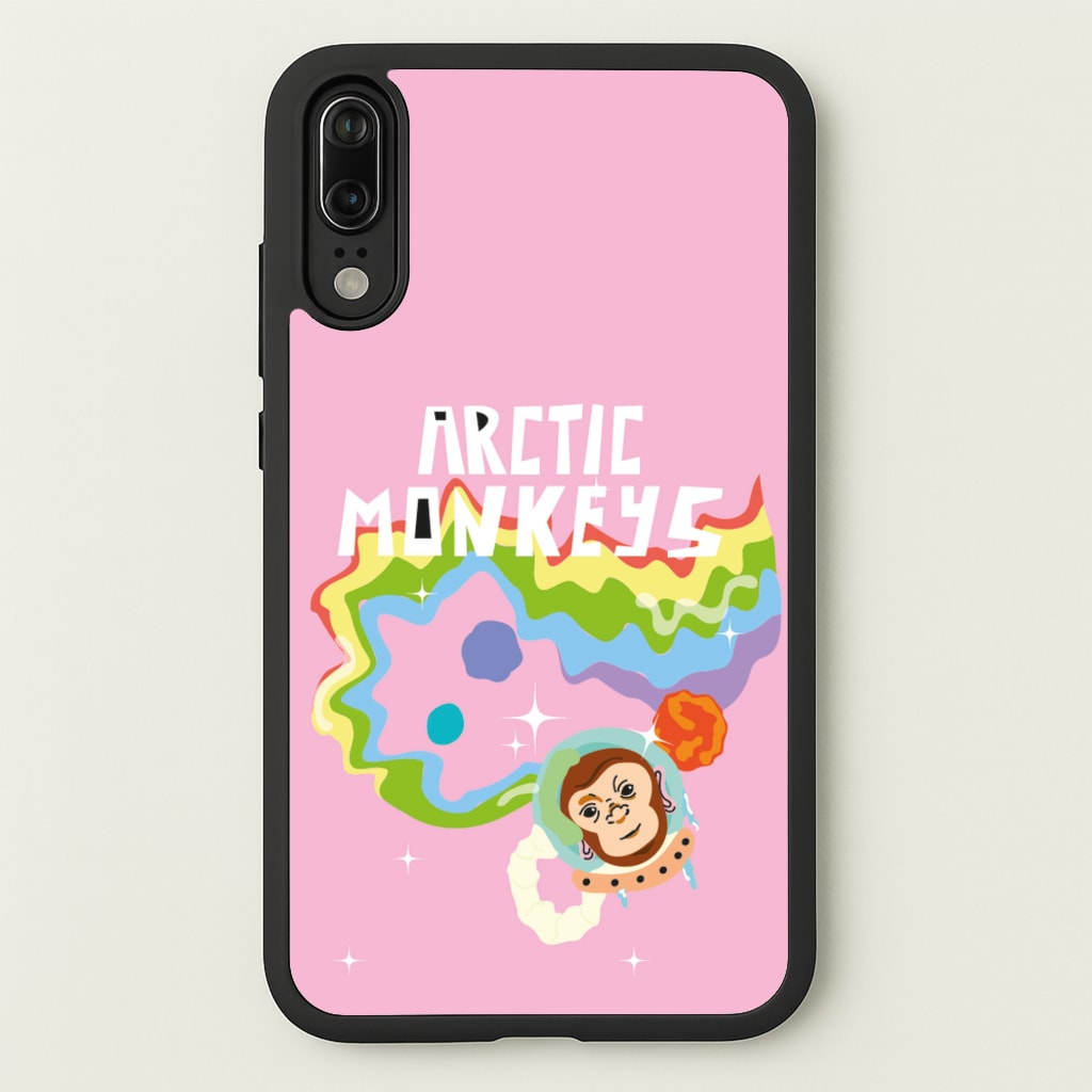 A Monkeys - Pink - Arctic Monkeys Phone Case for Huawei P20
