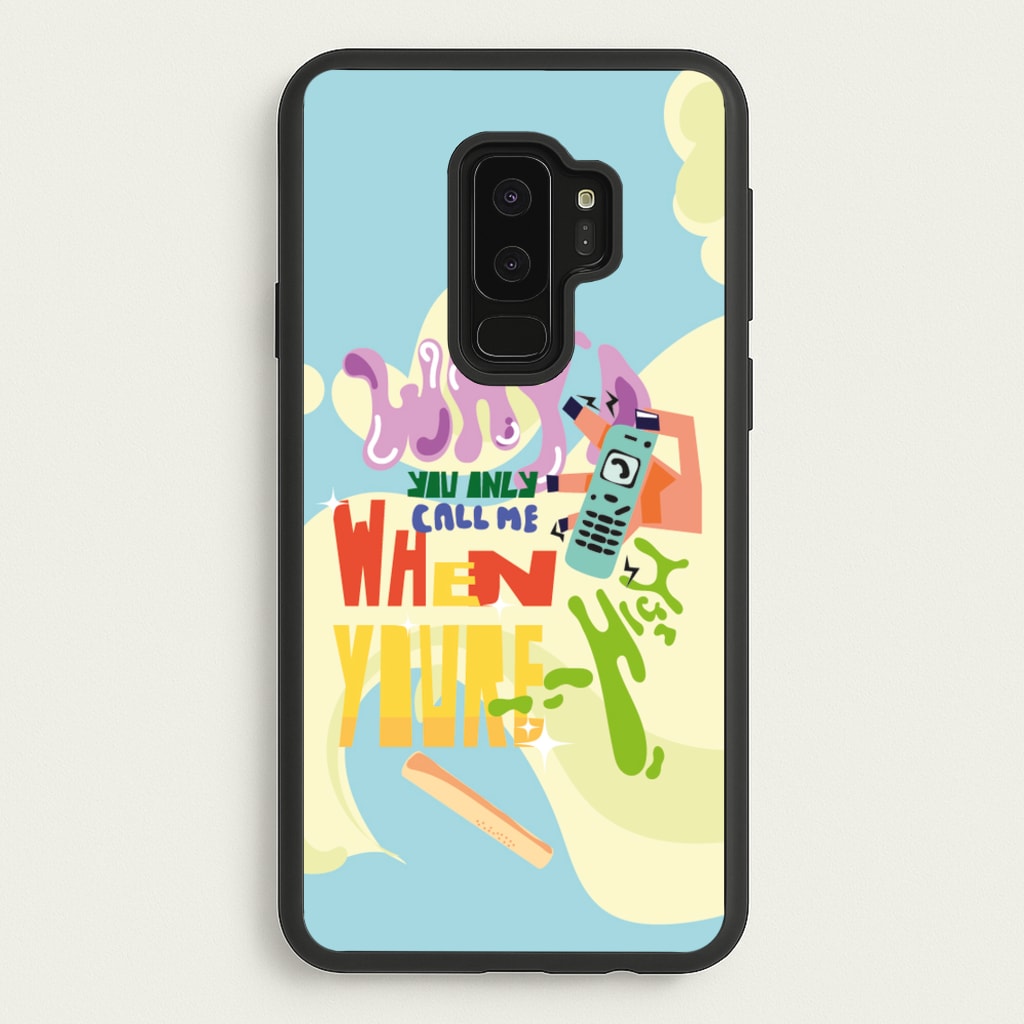 Why'd you only call me when you're high - Arctic Monkeys - Arctic Monkeys Phone Case for Galaxy S9 Plus