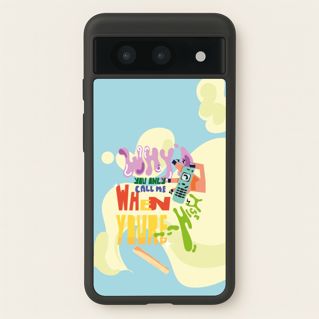 Why'd you only call me when you're high - Arctic Monkeys - Arctic Monkeys Phone Case for Google Pixel 8a