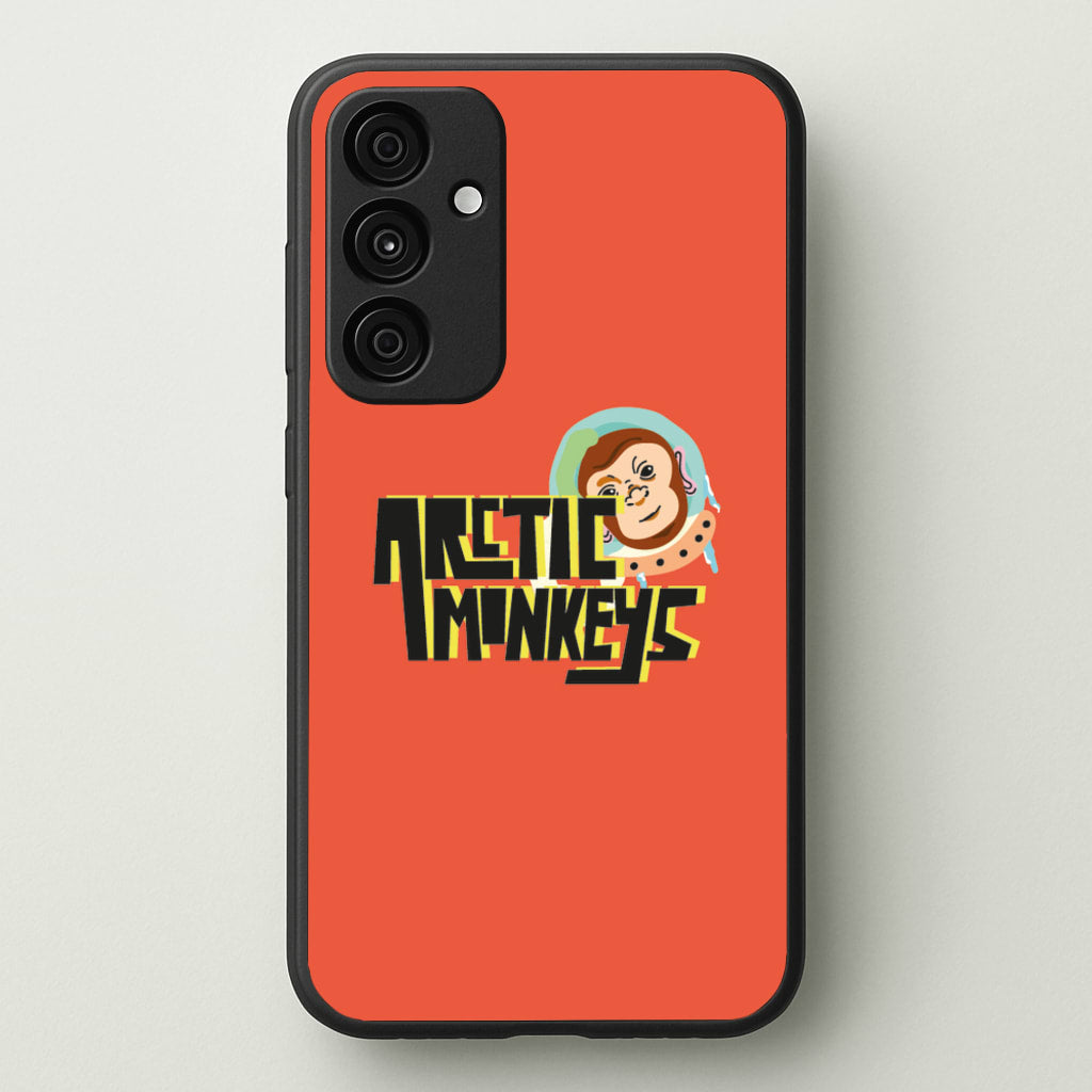 Space Monkey - Arctic Monkeys Phone Case for Galaxy A55