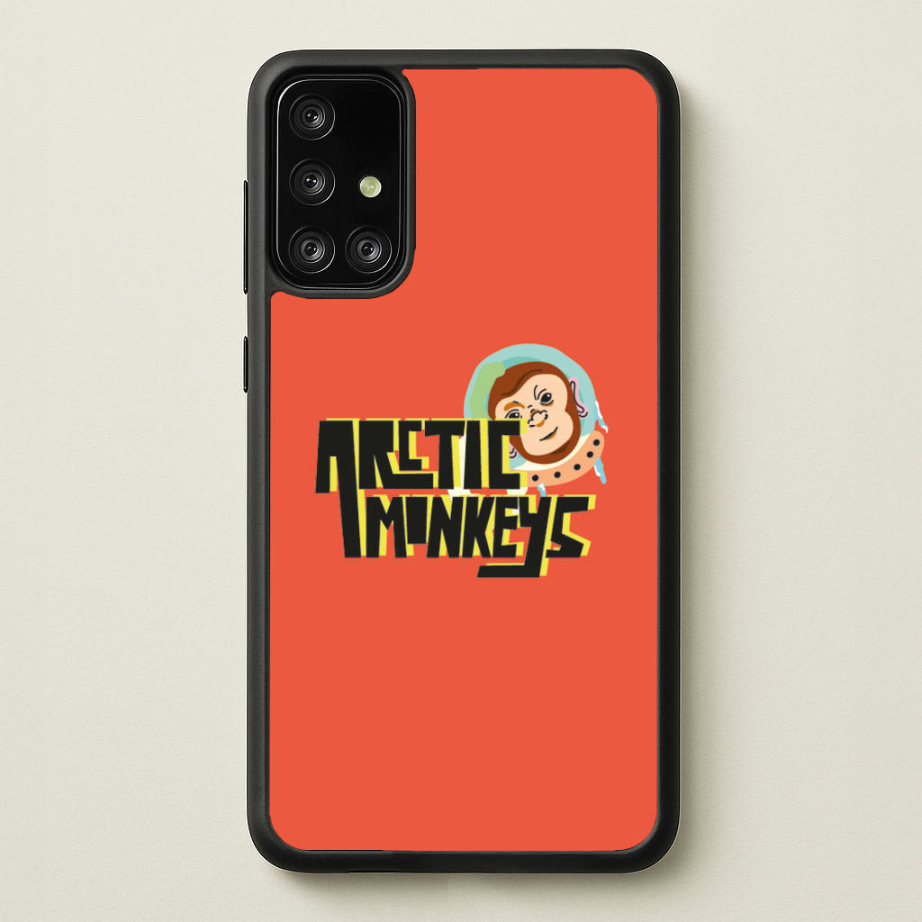 Space Monkey - Arctic Monkeys Phone Case for Galaxy A71