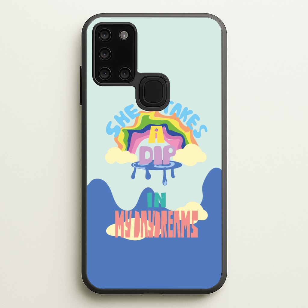 She takes a dip in my daydreams - Arctic Monkeys Phone Case for Galaxy A21s