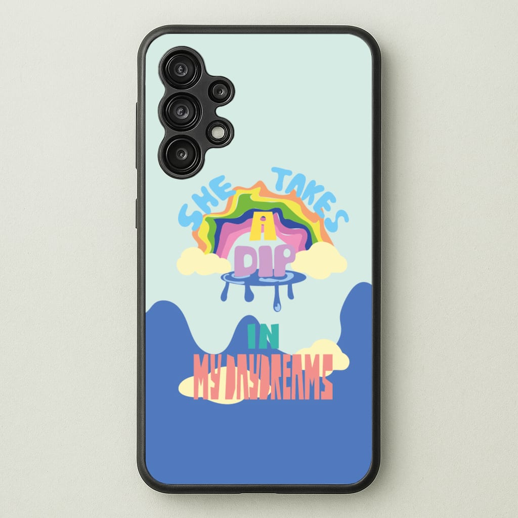 She takes a dip in my daydreams - Arctic Monkeys Phone Case for Galaxy A13