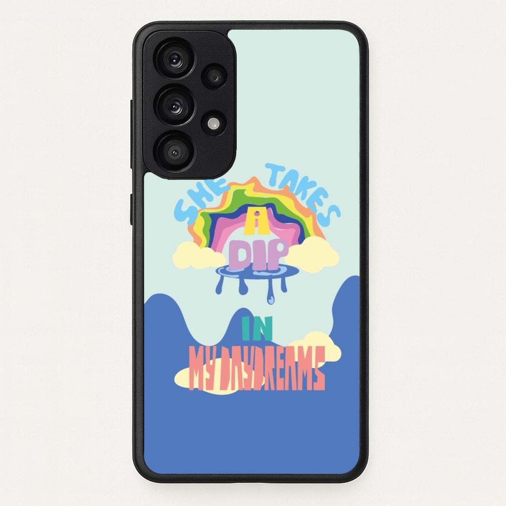 She takes a dip in my daydreams - Arctic Monkeys Phone Case for Galaxy A53