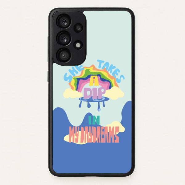 She takes a dip in my daydreams - Arctic Monkeys Phone Case for Galaxy A33