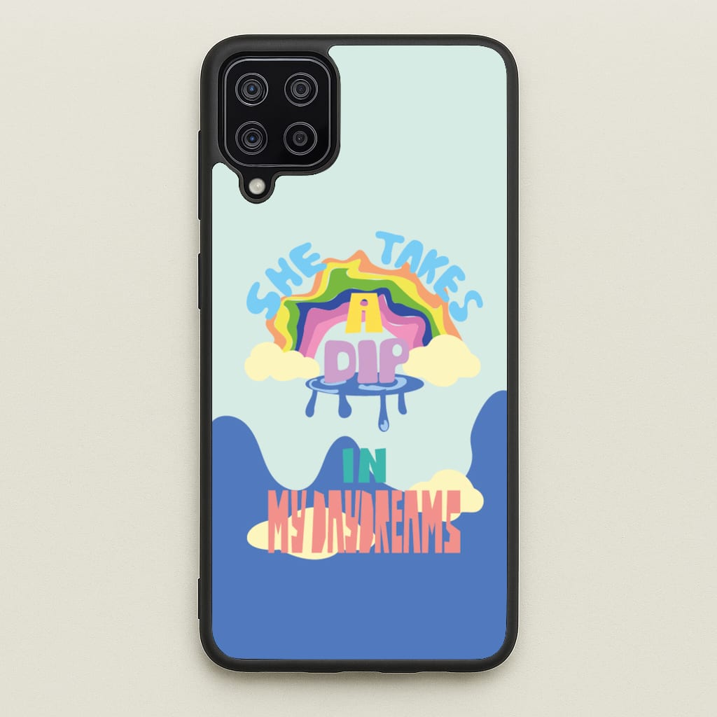 She takes a dip in my daydreams - Arctic Monkeys Phone Case for Galaxy A12