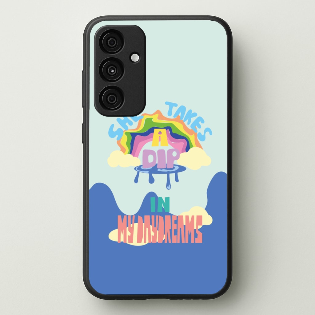 She takes a dip in my daydreams - Arctic Monkeys Phone Case for Galaxy A55
