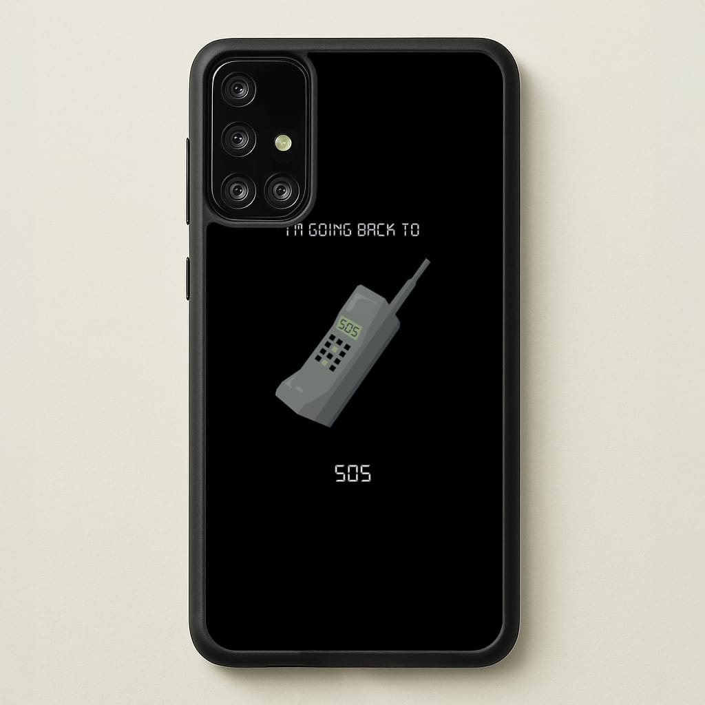 I'm going back to 505 - Arctic Monkeys Phone Case for Galaxy A71