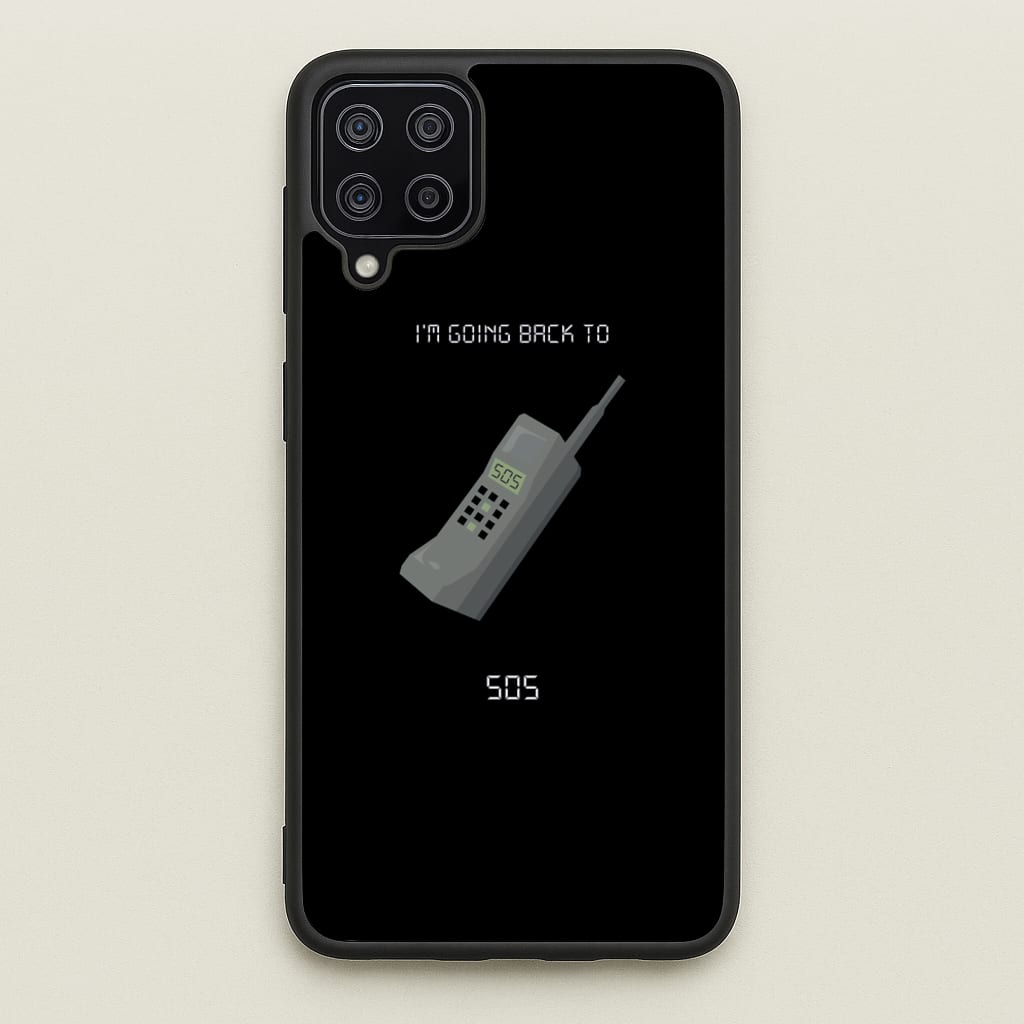 I'm going back to 505 - Arctic Monkeys Phone Case for Galaxy A12