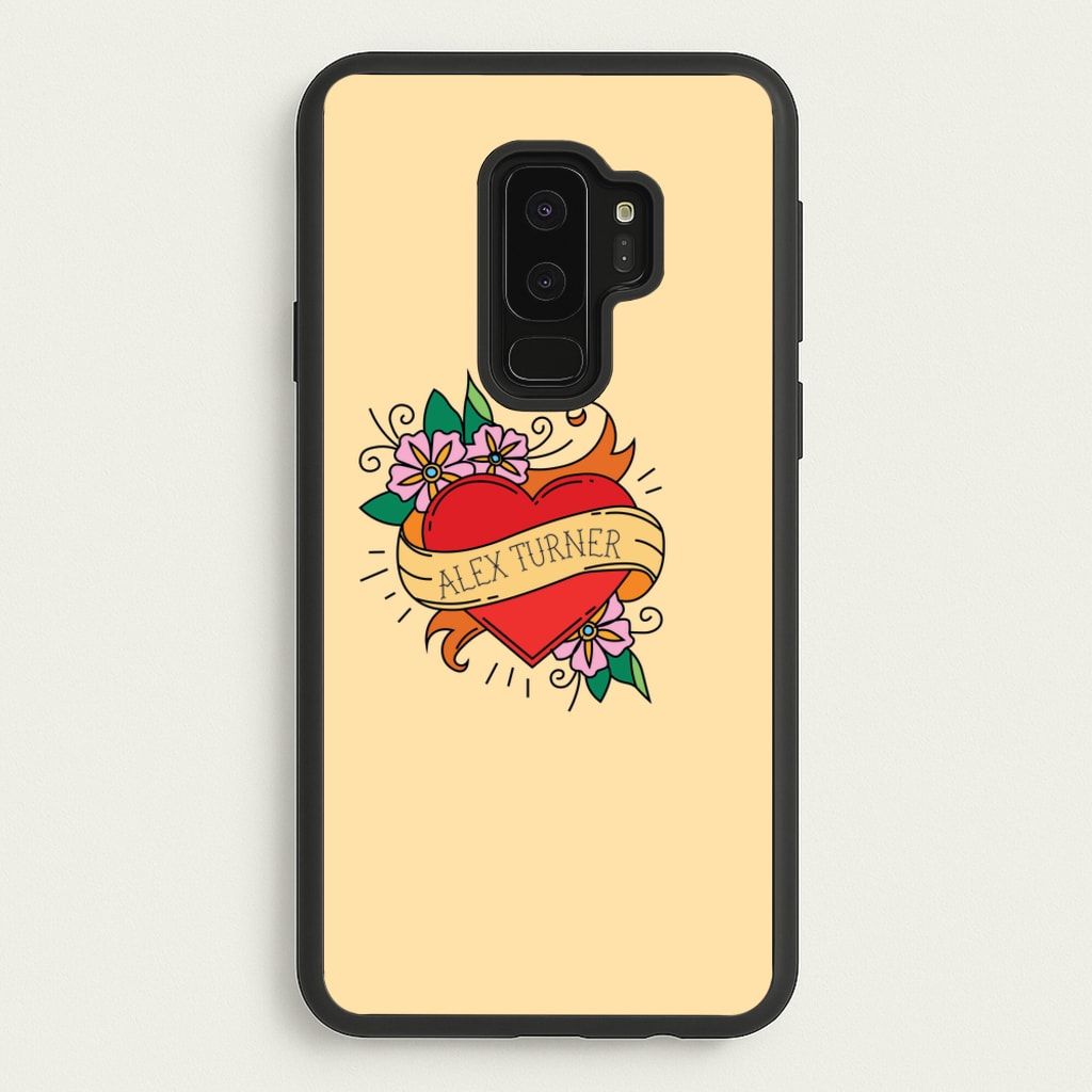 I love Alex Turner - Arctic Monkeys Phone Case for Galaxy S9 Plus