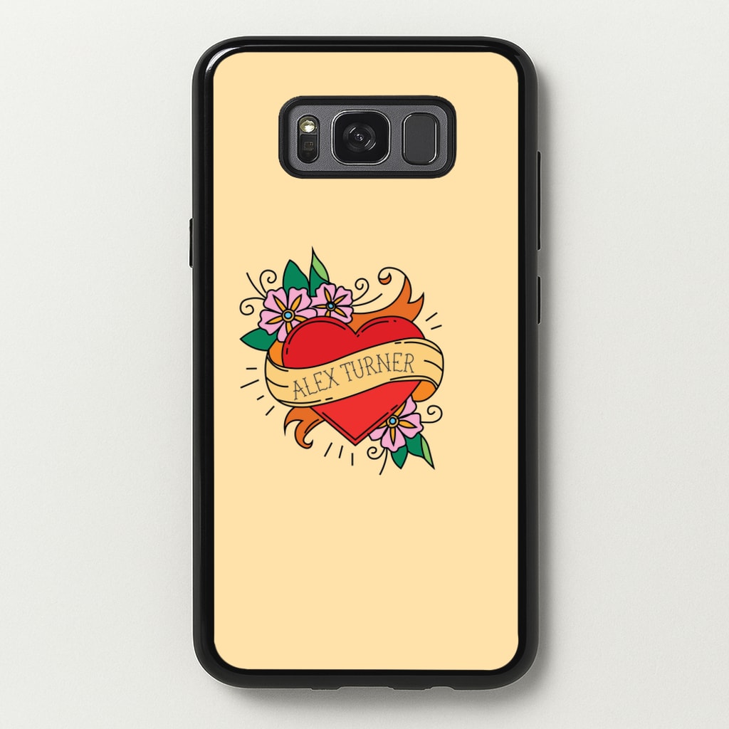 I love Alex Turner - Arctic Monkeys Phone Case for Galaxy S8 Plus