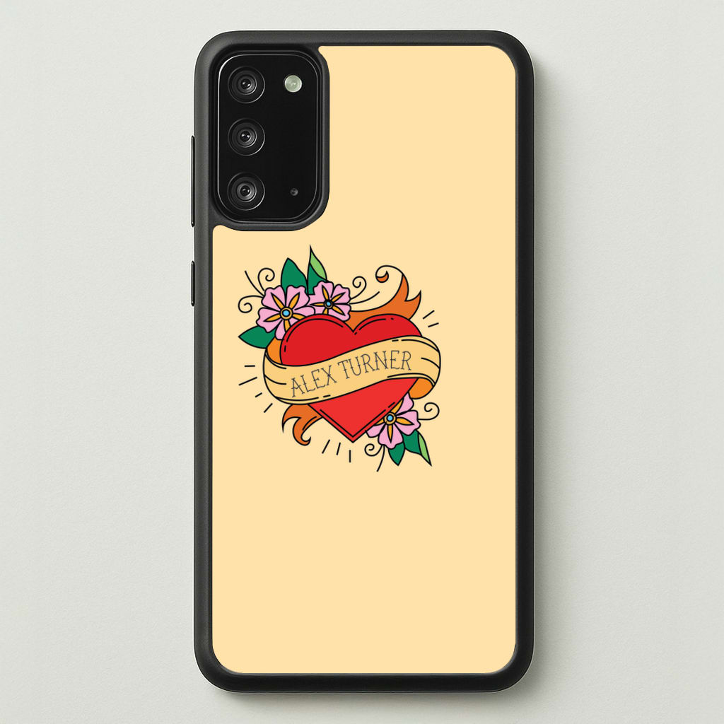 I love Alex Turner - Arctic Monkeys Phone Case for Galaxy Note 20