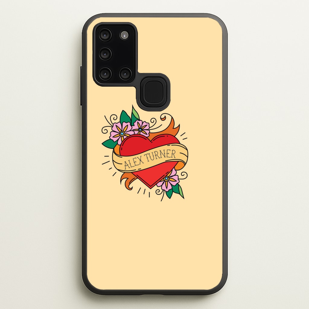 I love Alex Turner - Arctic Monkeys Phone Case for Galaxy A21s