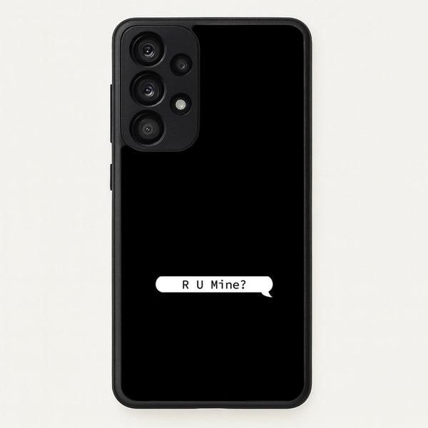 R U Mine? - Arctic Monkeys Phone Case for Galaxy A33