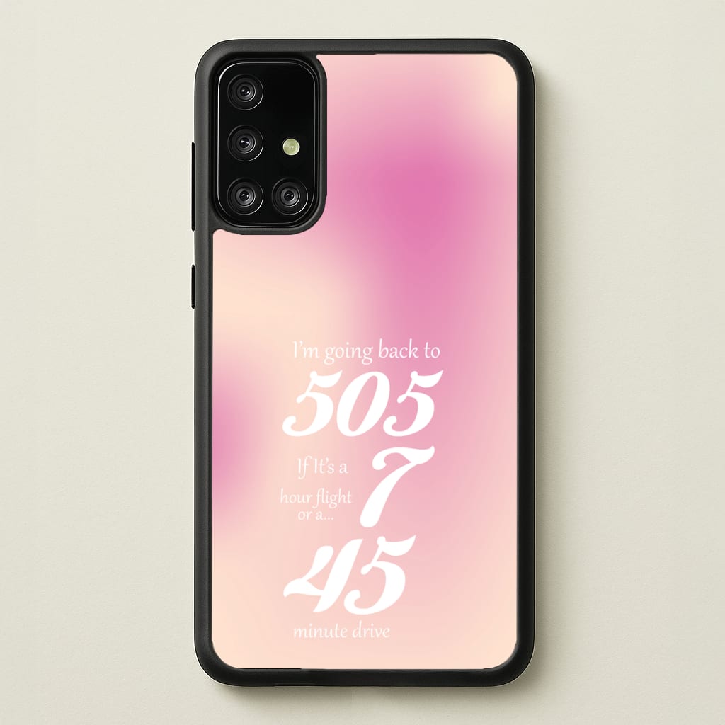 I'm Going Back To 505 - Arctic Monkeys - Arctic Monkeys Phone Case for Galaxy A71