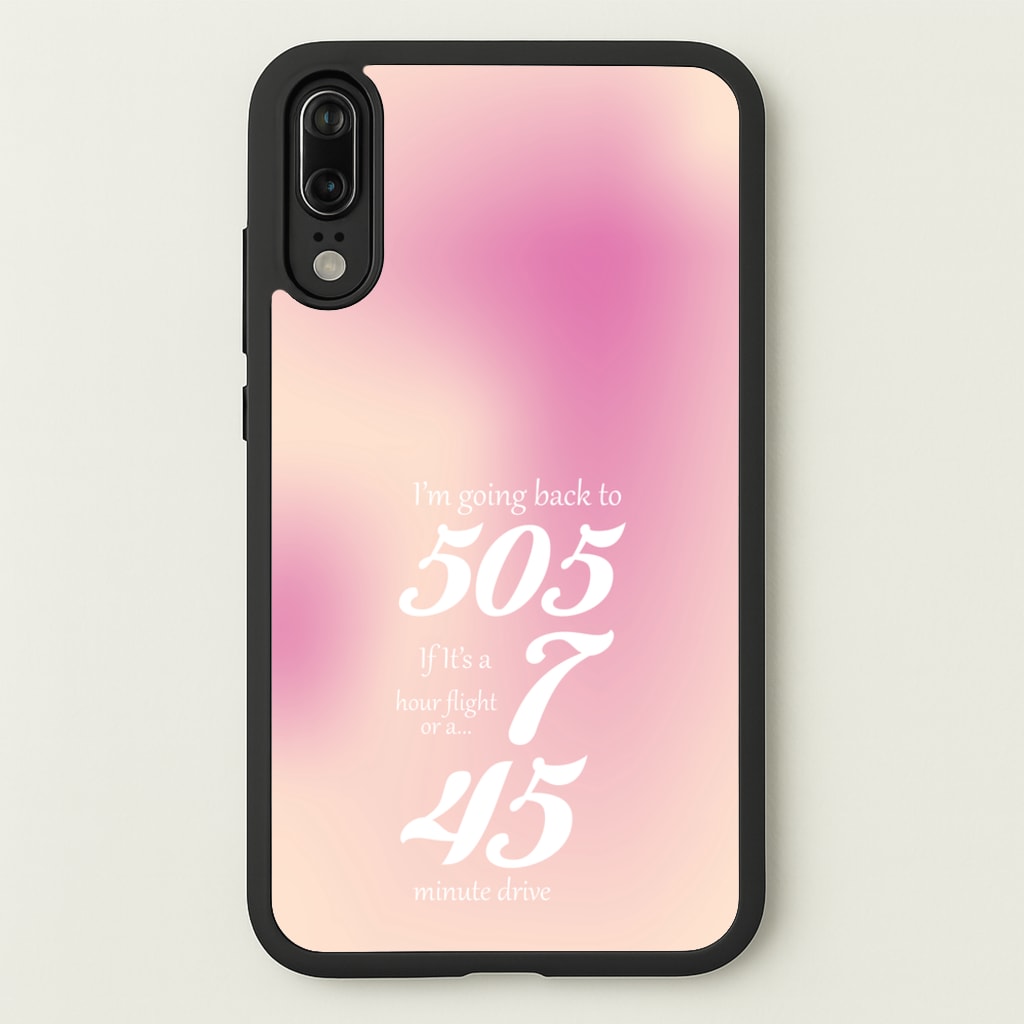 I'm Going Back To 505 - Arctic Monkeys - Arctic Monkeys Phone Case for Huawei P20