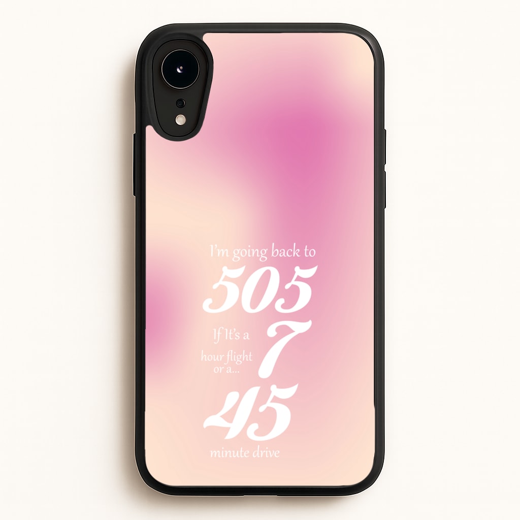 I'm Going Back To 505 - Arctic Monkeys - Arctic Monkeys Phone Case for iPhone XR