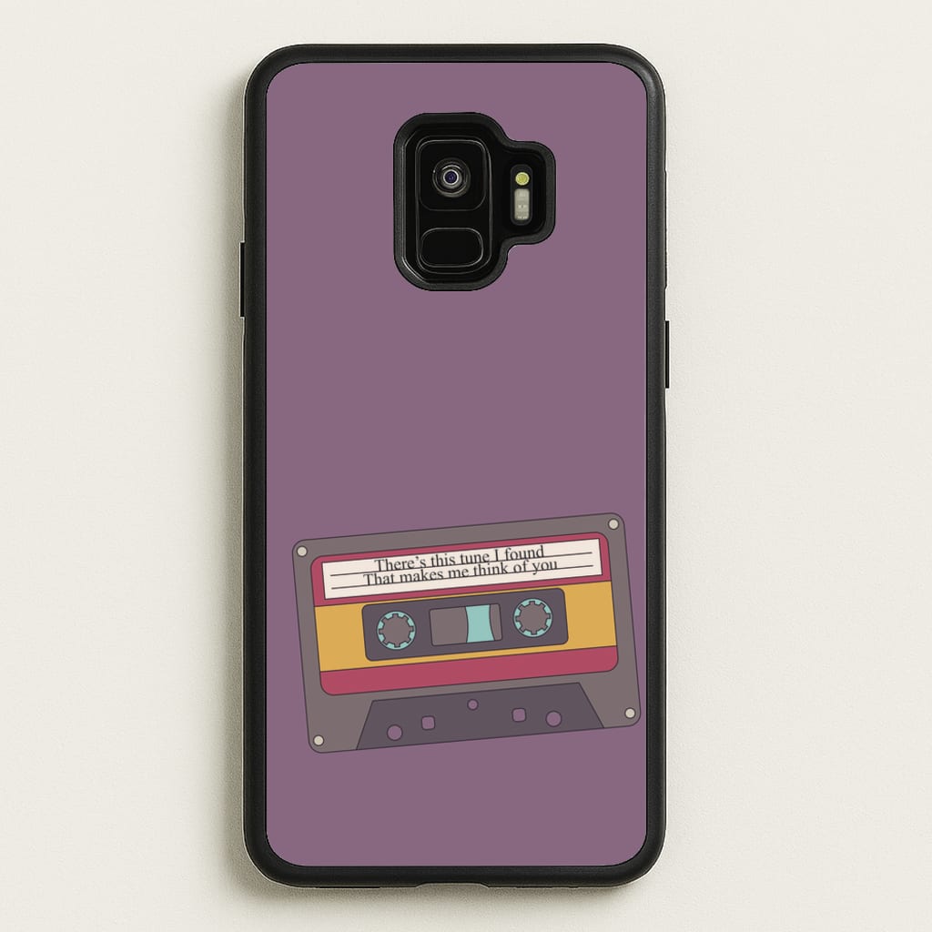 There's This Tune I Found - Arctic Monkeys Phone Case for Galaxy S9