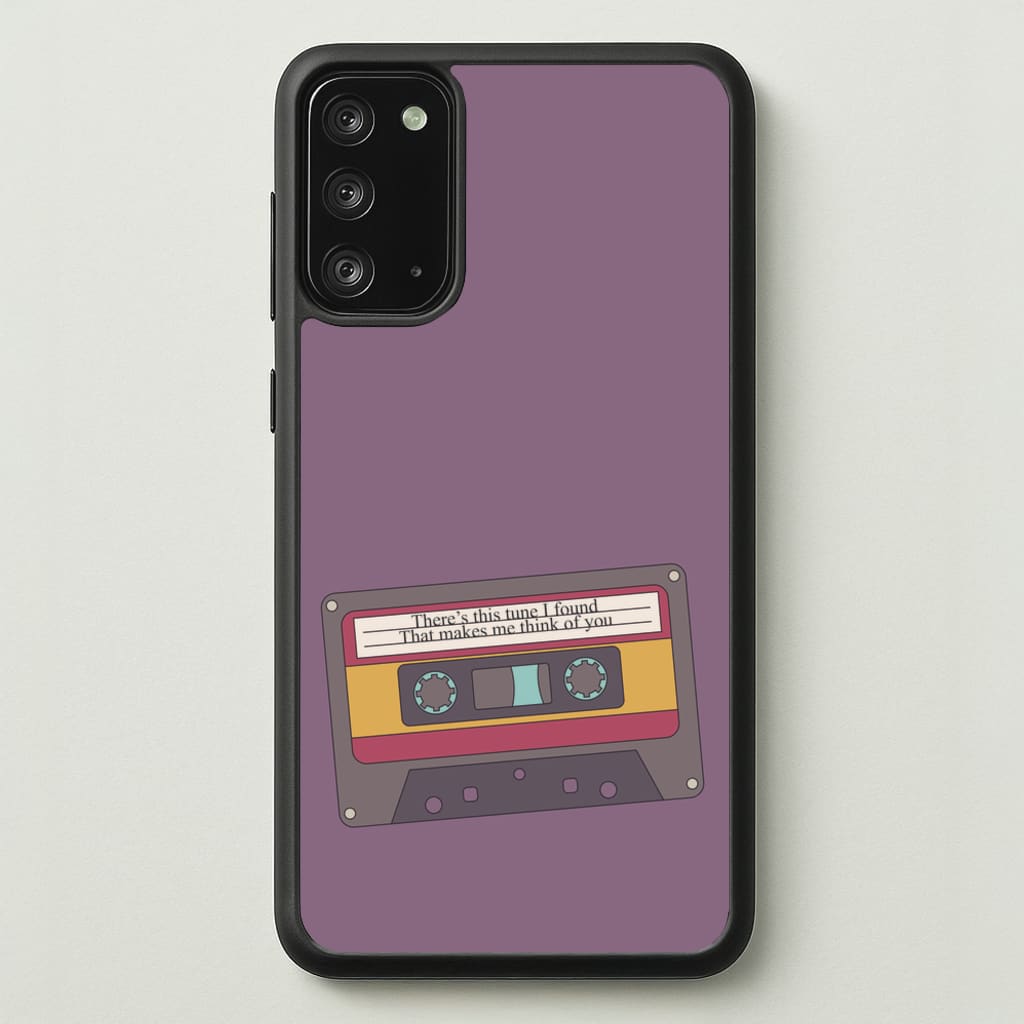 There's This Tune I Found - Arctic Monkeys Phone Case for Galaxy Note 20