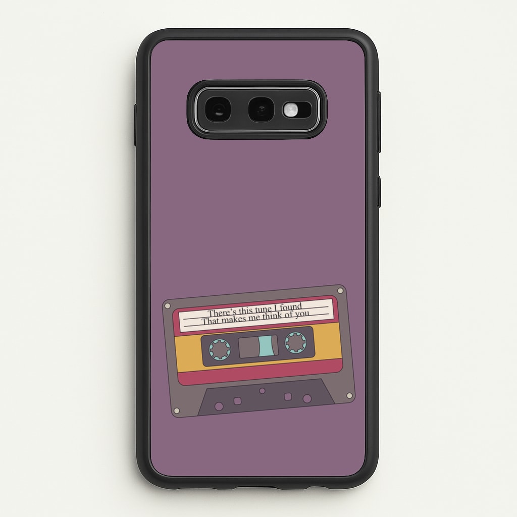 There's This Tune I Found - Arctic Monkeys Phone Case for Galaxy S10e
