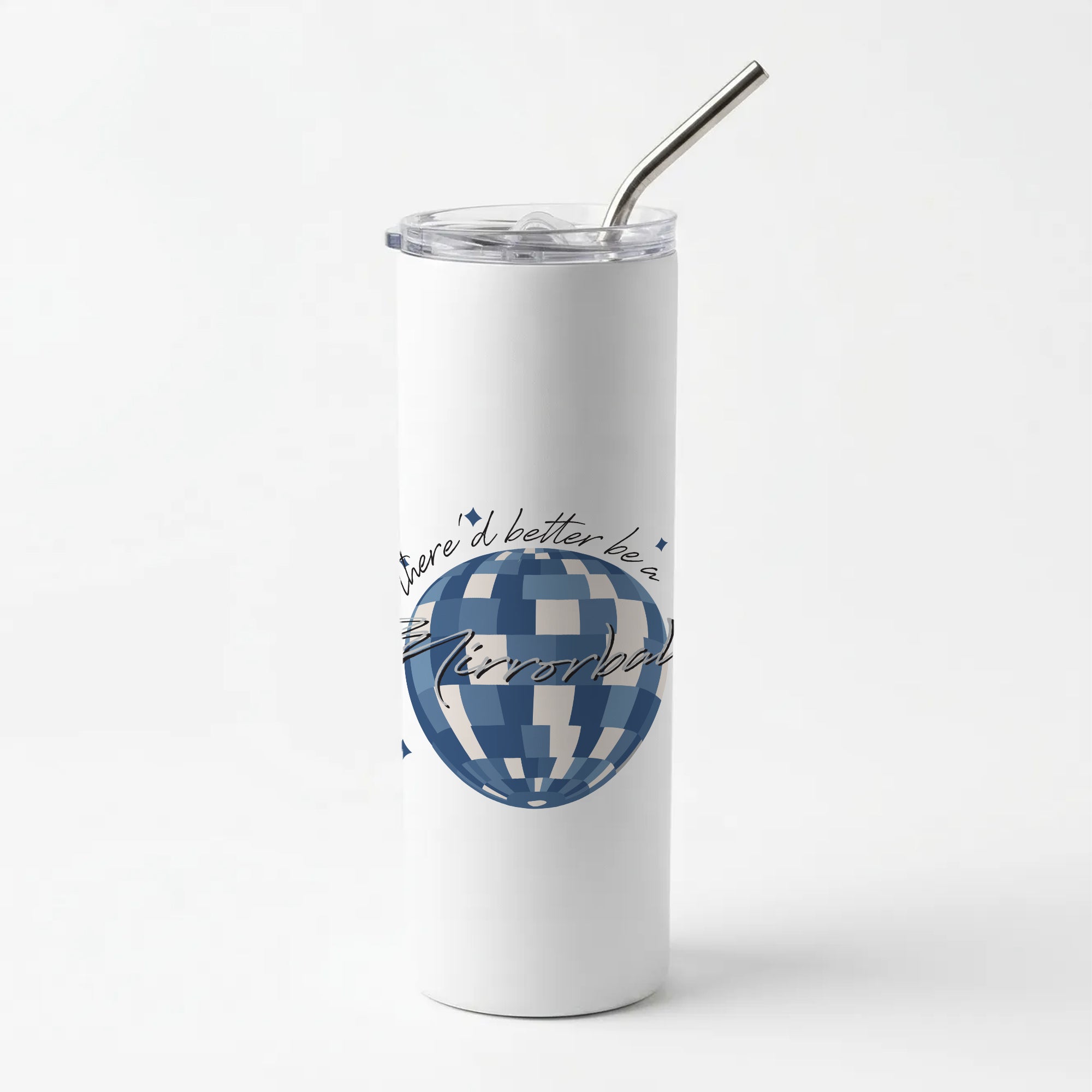 Mirrorball Skinny Tumbler