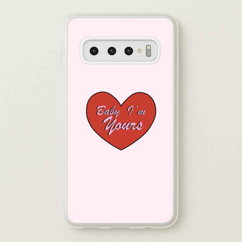 Baby I'm Yours - Arctic Monkeys Phone Case for Galaxy S10