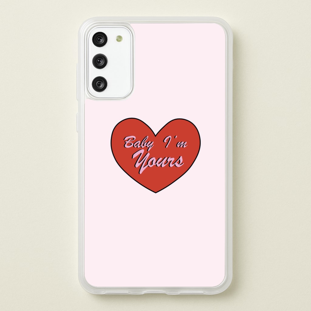 Baby I'm Yours - Arctic Monkeys Phone Case for Galaxy S20FE