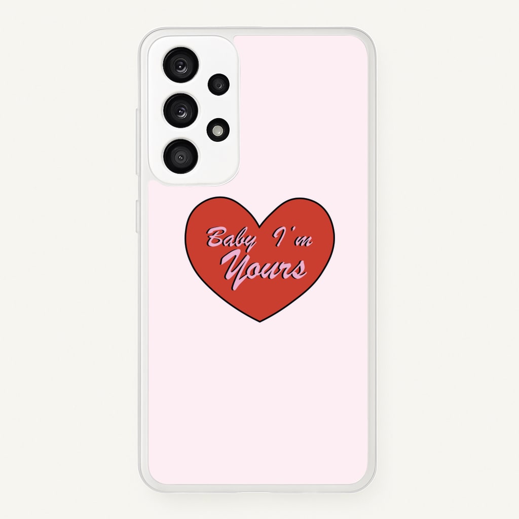 Baby I'm Yours - Arctic Monkeys Phone Case for Galaxy A53