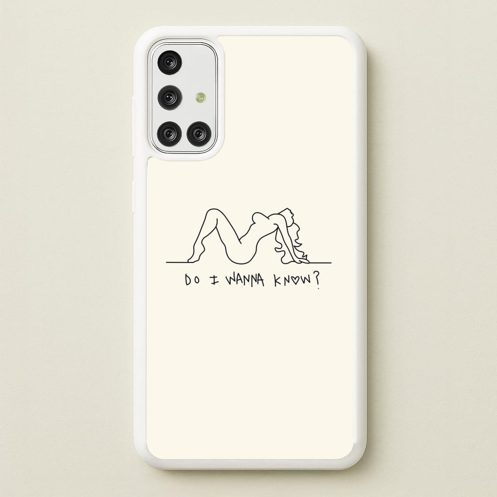 Do I Wanna Know? - Arctic Monkeys - Arctic Monkeys Phone Case for Galaxy A71