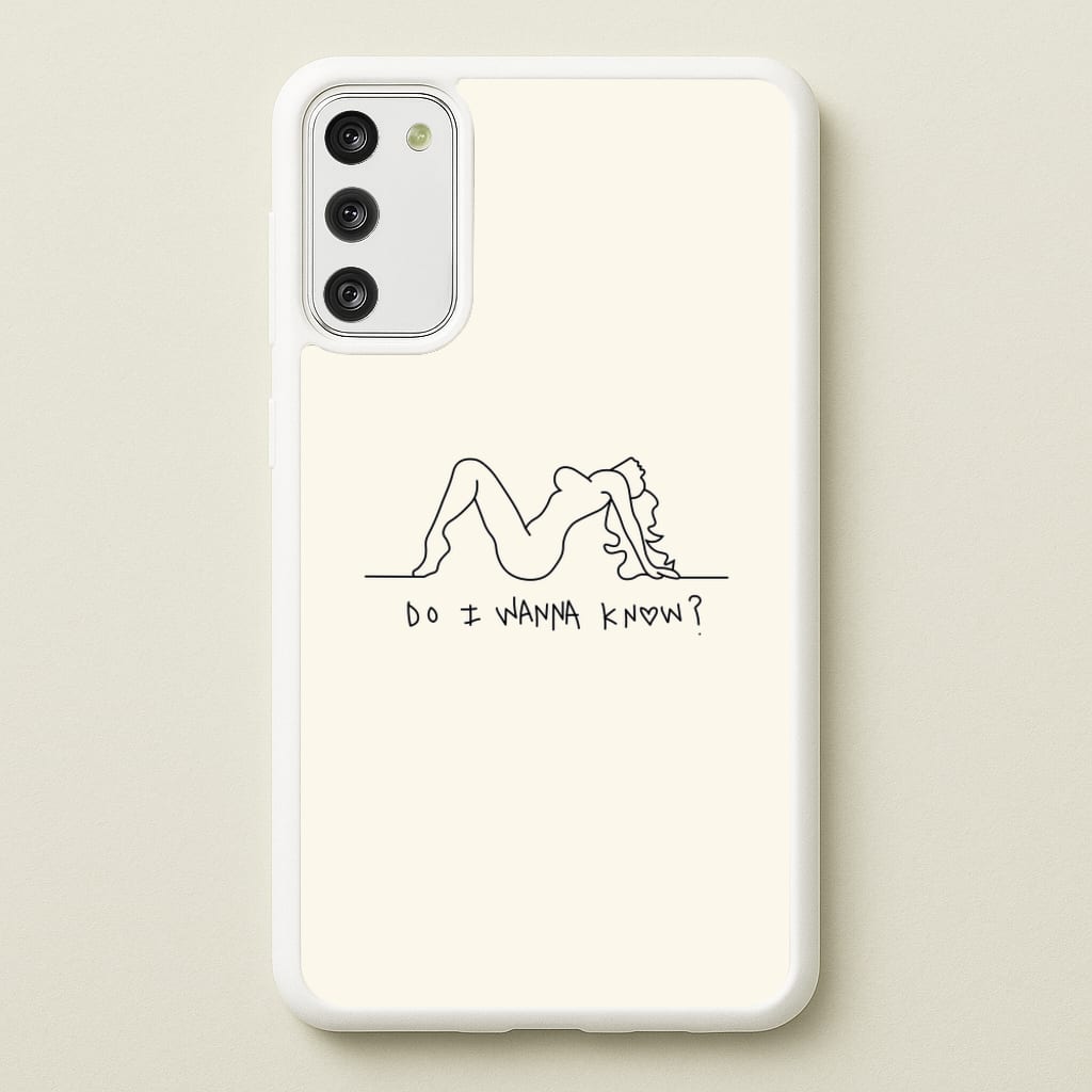Do I Wanna Know? - Arctic Monkeys - Arctic Monkeys Phone Case for Galaxy S20