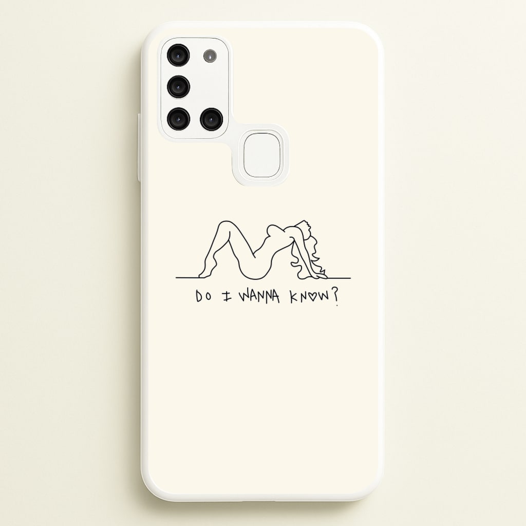 Do I Wanna Know? - Arctic Monkeys - Arctic Monkeys Phone Case for Galaxy A21s