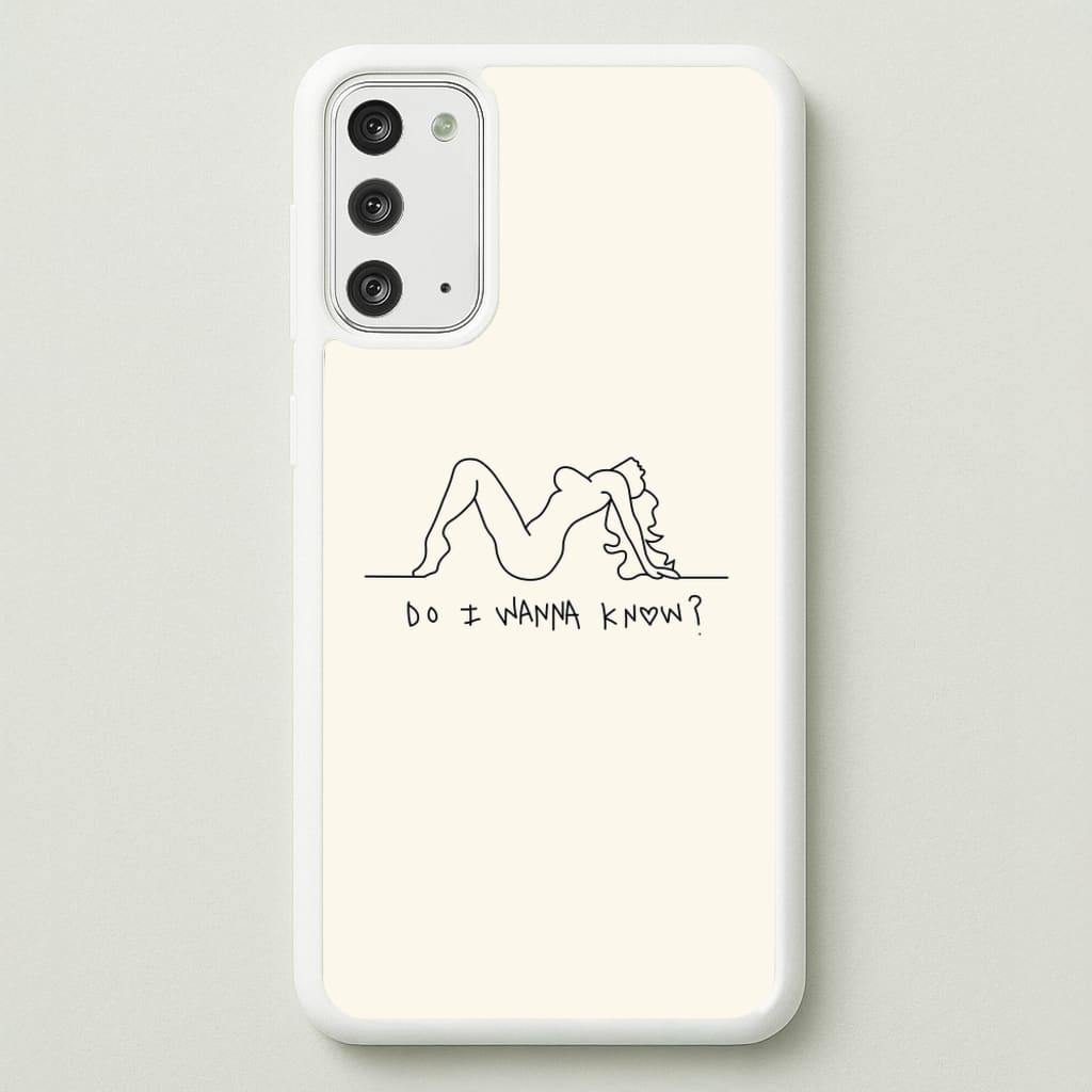 Do I Wanna Know? - Arctic Monkeys - Arctic Monkeys Phone Case for Galaxy Note 20