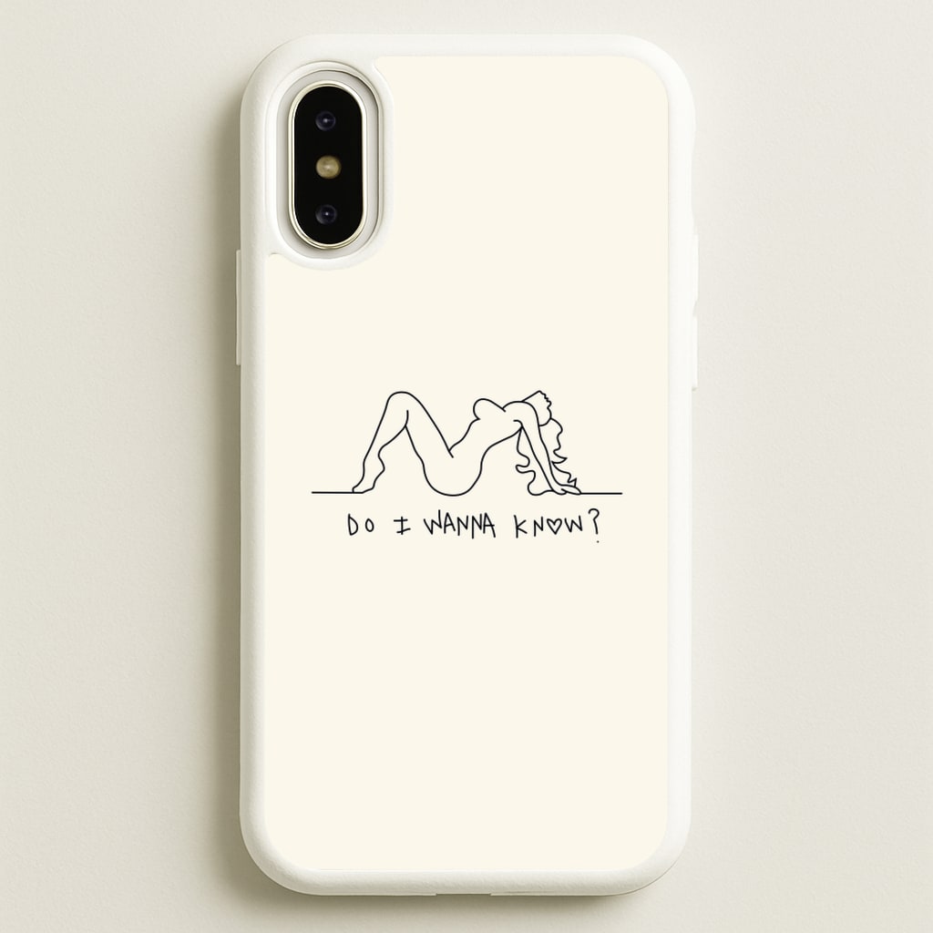 Do I Wanna Know? - Arctic Monkeys - Arctic Monkeys Phone Case for iPhone X / XS