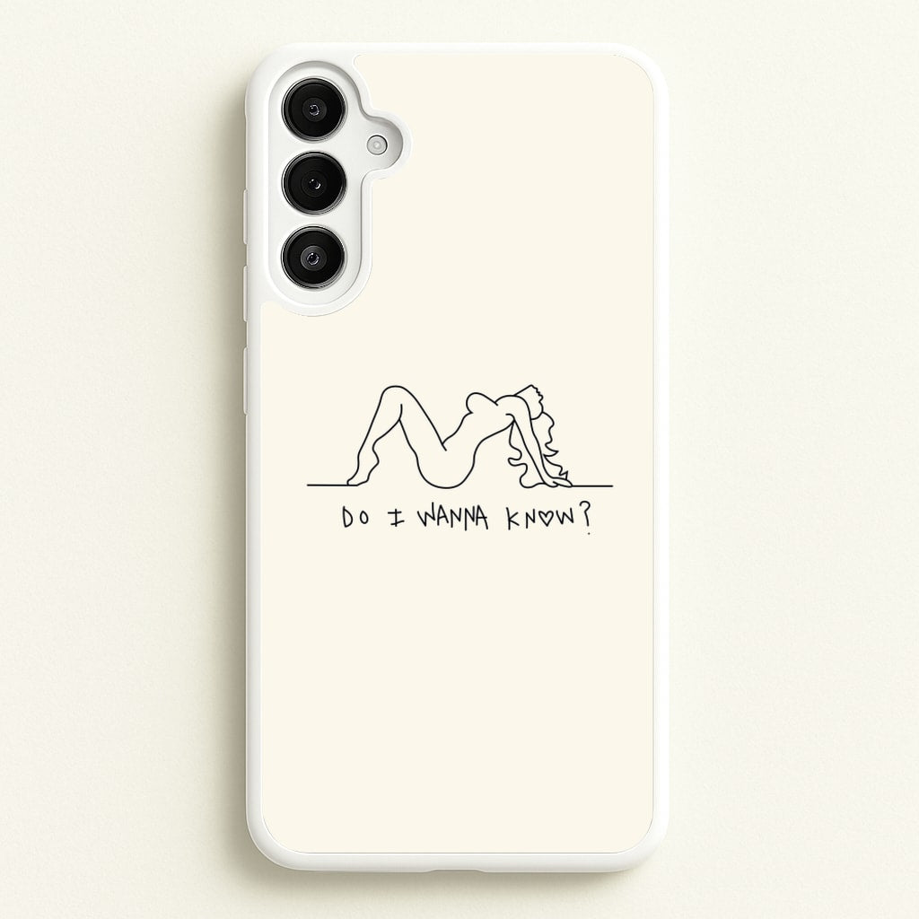 Do I Wanna Know? - Arctic Monkeys - Arctic Monkeys Phone Case for Galaxy A34