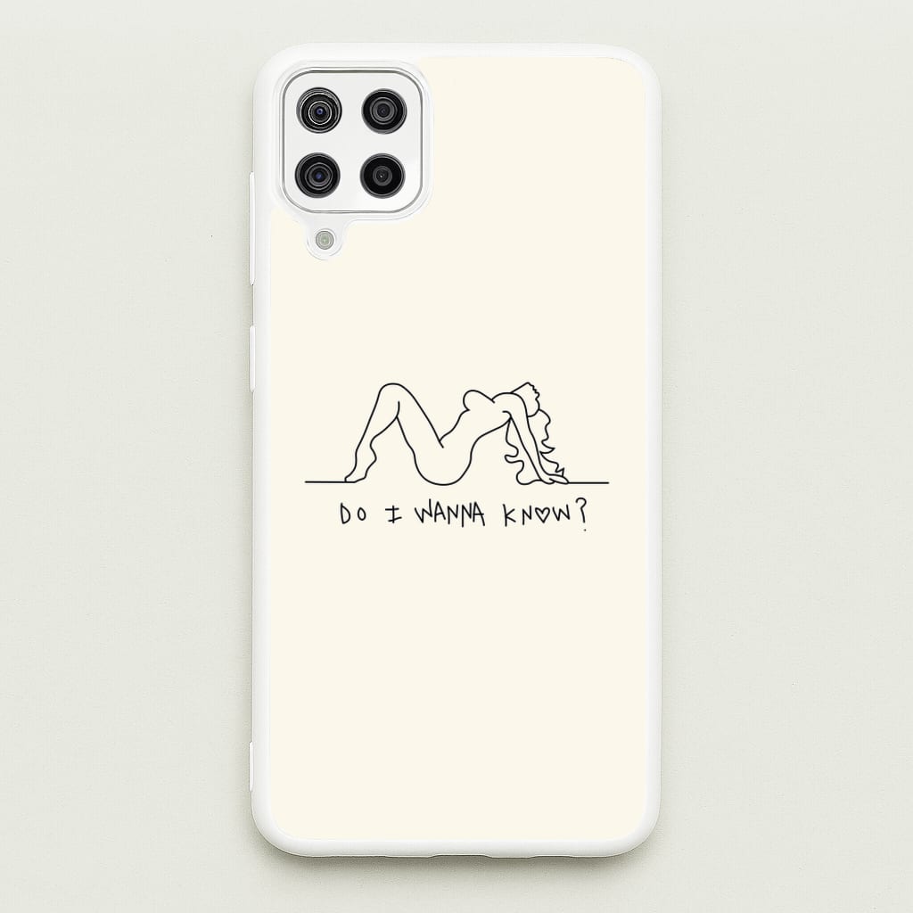 Do I Wanna Know? - Arctic Monkeys - Arctic Monkeys Phone Case for Galaxy A12
