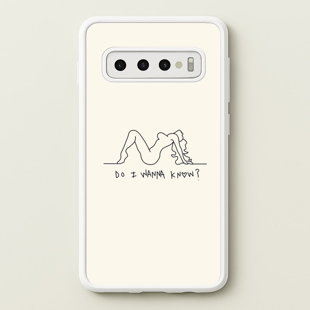 Do I Wanna Know? - Arctic Monkeys - Arctic Monkeys Phone Case for Galaxy S10