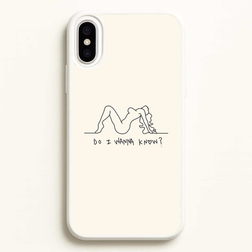 Do I Wanna Know? - Arctic Monkeys - Arctic Monkeys Phone Case for iPhone XS Max