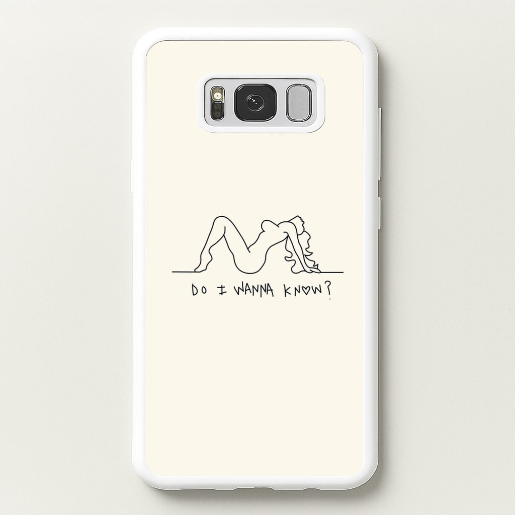 Do I Wanna Know? - Arctic Monkeys - Arctic Monkeys Phone Case for Galaxy S8