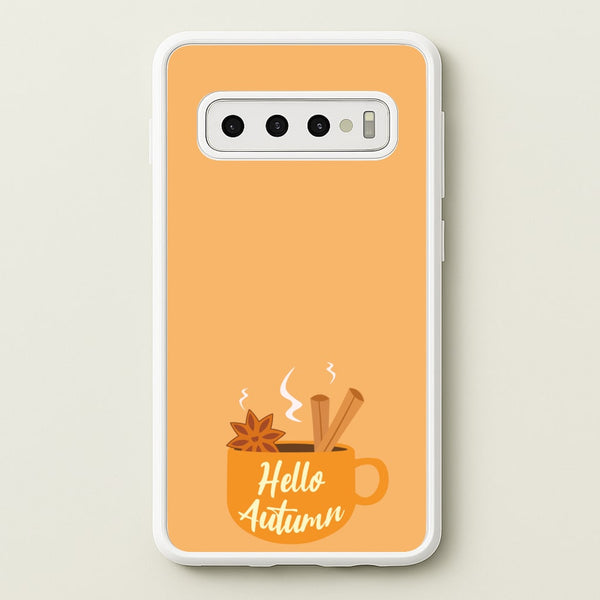 Hello Autumn - Autumn Phone Case for Galaxy S10 Plus