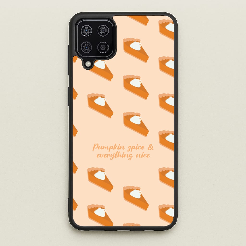 Pumpkin Spice And Everything Nice - Autumn - Autumn Phone Case for Galaxy A12