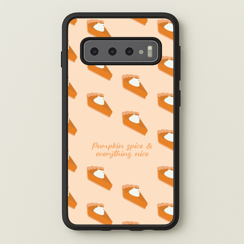 Pumpkin Spice And Everything Nice - Autumn - Autumn Phone Case for Galaxy S10 Plus