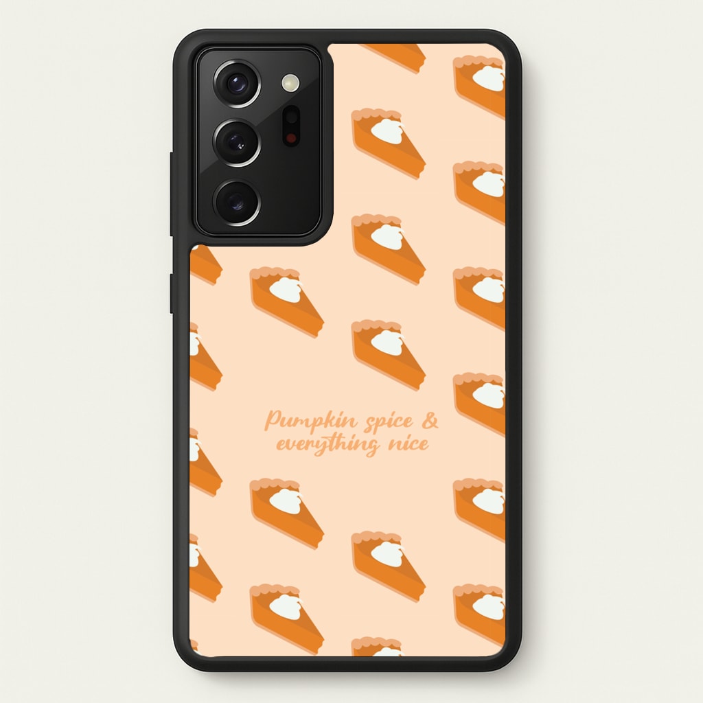 Pumpkin Spice And Everything Nice - Autumn - Autumn Phone Case for Galaxy Note 20 Ultra