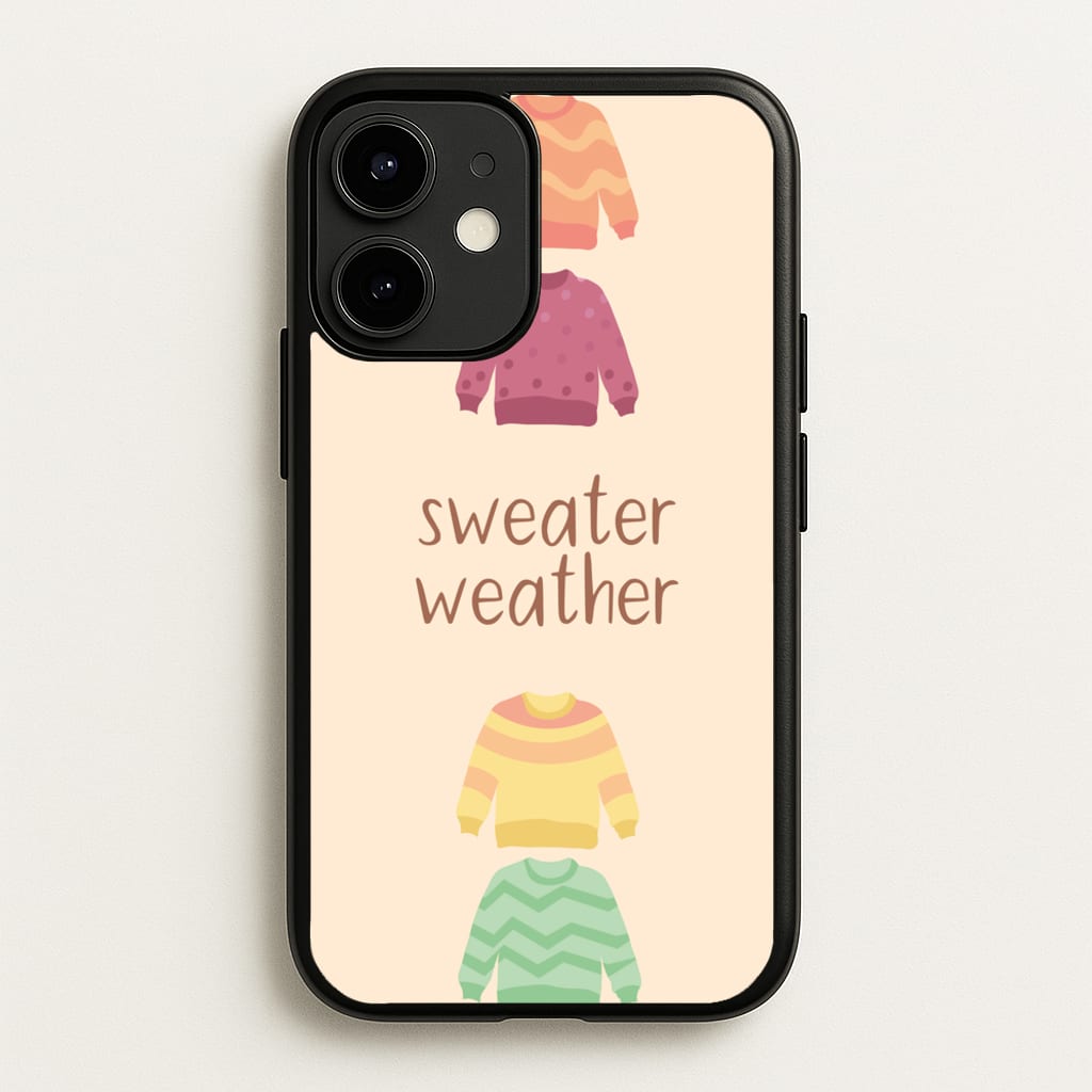 Sweater Weather - Autumn - Autumn Phone Case for iPhone 12 / 12 Pro
